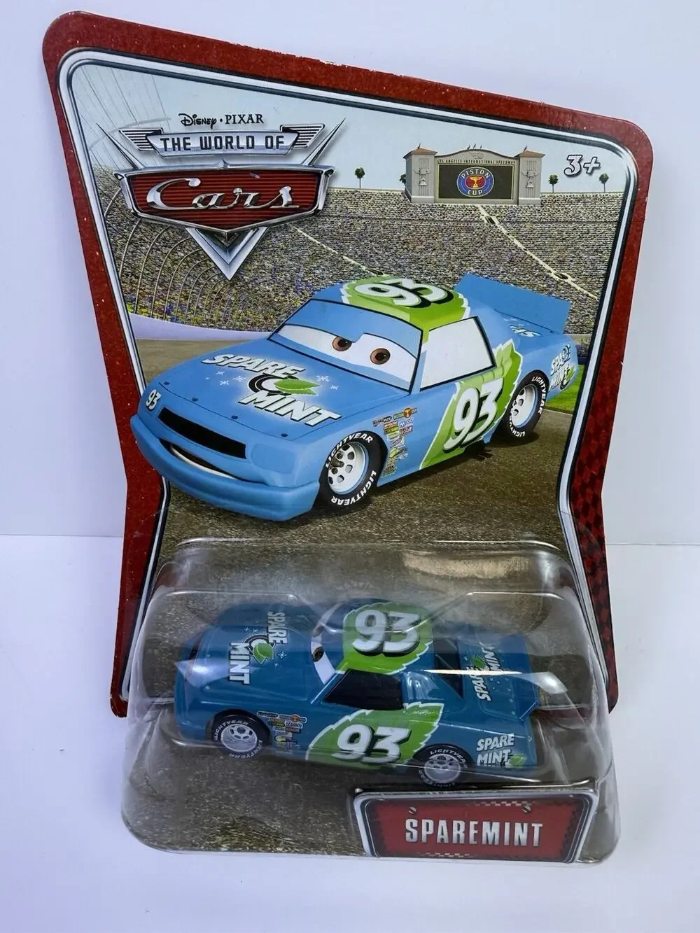 NIB Disney Pixar The World Of Cars Sparemint 1:55 Diecast Car Mattel